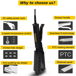 Professional Steam Hair Straightener | Steam Straightening Iron