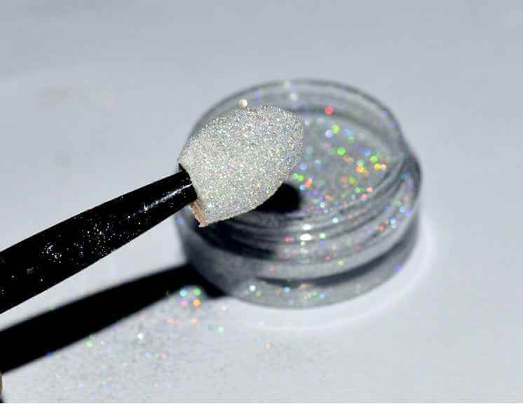 Rainbow Chrome Nail Powder | Laser Mirror Nail Powder