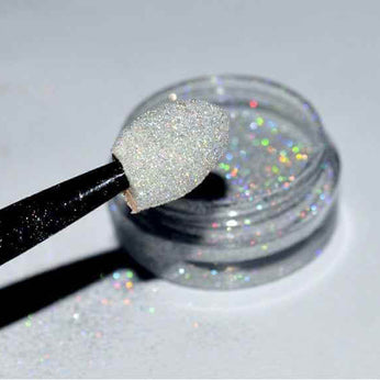 Rainbow Chrome Nail Powder | Laser Mirror Nail Powder