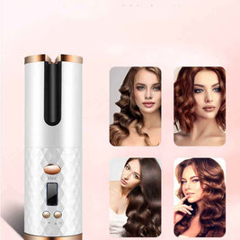 Rechargeable Automatic Hair Curler | LCD Display Hair Curler