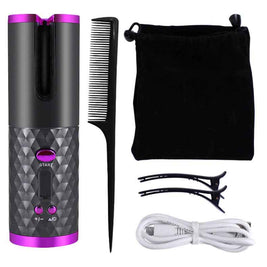 Rechargeable Automatic Hair Curler | LCD Display Hair Curler