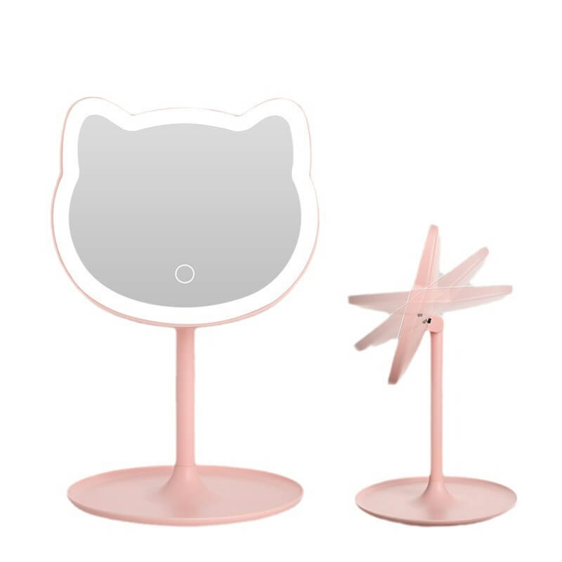 Rechargeable Mirror For College Dorm | Student Dormitory Makeup Mirror