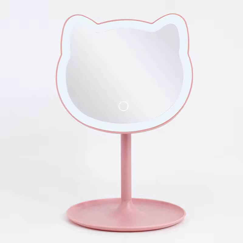 Rechargeable Mirror For College Dorm | Student Dormitory Makeup Mirror