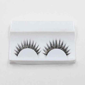 Rhinestone And Glitter False Eyelashes | Sequin False Eyelashes