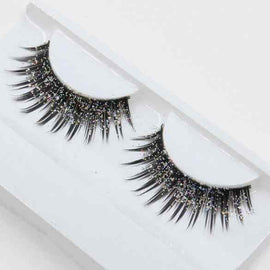 Rhinestone And Glitter False Eyelashes | Sequin False Eyelashes
