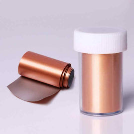 Rose Gold Nail Transfer Sticker | Metallic Nail Stickers