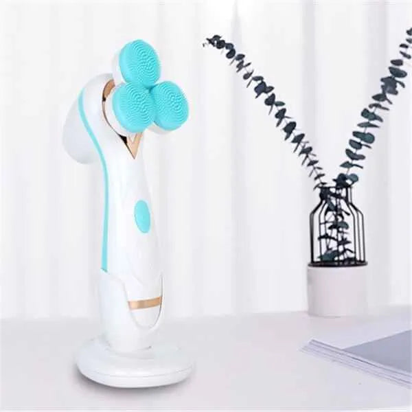 Rotating Facial Cleansing Brush | Silicone Facial Cleanser