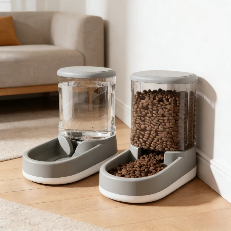 Automatic Pet Feeder and Water Dispenser Large Capacity