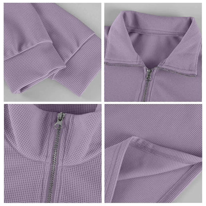 New Sweatshirts For Men Spring Waffle Long-sleeved T-shirt Men&