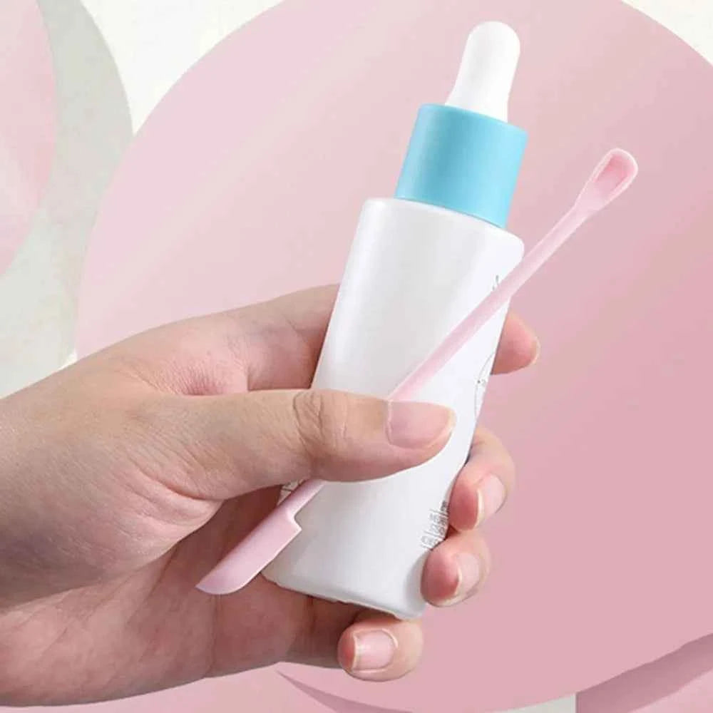 Face Mask Brush Cosmetic Last Drop Scoop Beauty Tools Silicone Spatula Deep Bottle Scraper Cosmetics Spoon Makeup Brushes