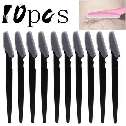 Eyebrow Trimmer Makeup Beauty Tools Safe Eye Brow Razor Face Body Hair Removal Shaver Blades Woman Eyebrows Shaping Knife