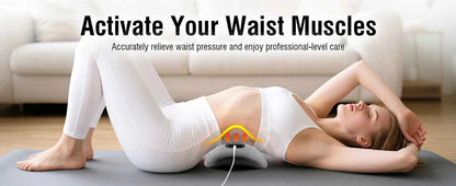 Multi-functional 3-in-1 Back Massager with Relief Bed Sleeping Shiatsu Deep Tissue Portable Shoulder Lower Back Pain Relief