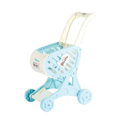 Kids Shopping Cart Toy Supermarket Pretend Play Trolley