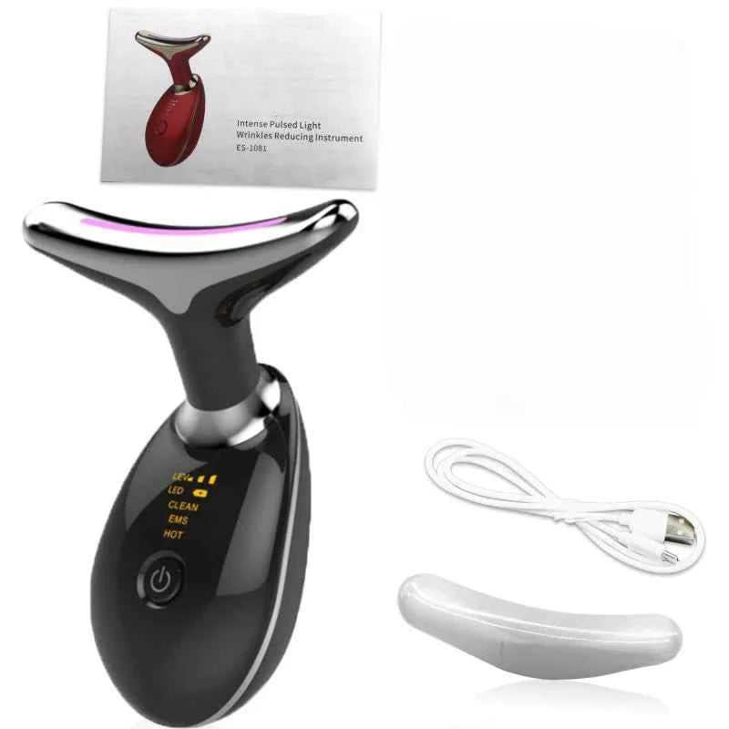 EMS Neck Face Lifter Neck Face Lifting Massager Skin Tighten Device Led Photon Therapy Anti Wrinkle Double Chin Remover