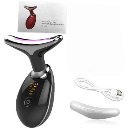 EMS Neck Face Lifter Neck Face Lifting Massager Skin Tighten Device Led Photon Therapy Anti Wrinkle Double Chin Remover