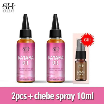 Fast Hair Growth Set Batana oil Traction Alopecia Hair Mask Anti Break Loss Hair Growth Oil Baldness Treatment chebe hair oil