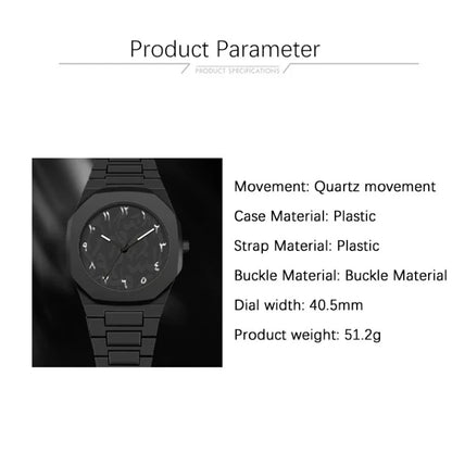 Fashion Quartz Wristwatch Unisex Silicone Strap Watch