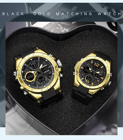 SANDA Waterproof Sports Watch Digital Couple Outdoor