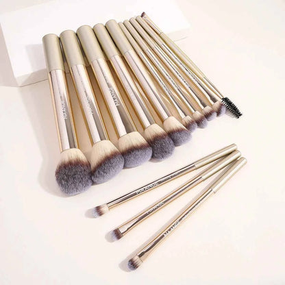 13pcs Makeup Brush Set Foundation Concealer Powder Eyeshadow Blush Brush Kabuki Blending Cosmetic Makeup Beauty Tool for Face