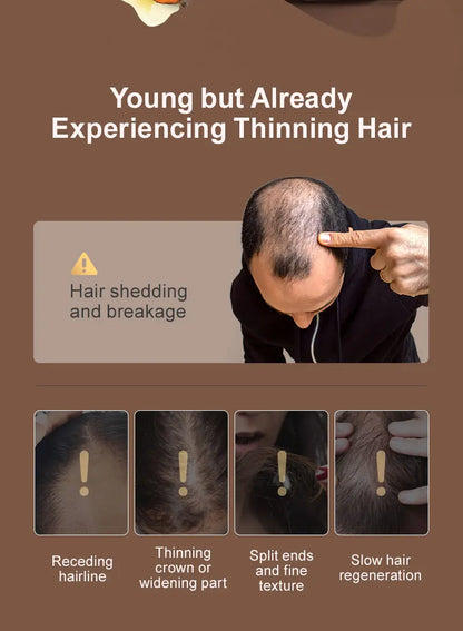 PURC Batana Hair Growth 1-3pcs Set Nourishing Anti Hair Loss Hair Oil &amp; Spray &amp; Mask Treatment Rosemary Oil Biotin Hair Care Set