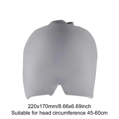 Migraine Relief Hat headache hat Gel Hot Cold Therapy Ice Cap For Relieve Pain Head Wrap Face Mask Head Massage Sleep Eye Mask
