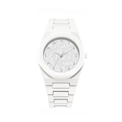 Fashion Quartz Wristwatch Unisex Silicone Strap Watch