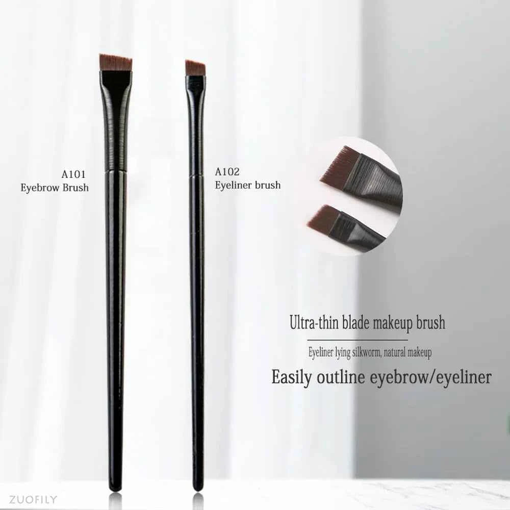 Makeup Brushes for Women Flat Fine Blade Eyebrow Contour Brush Eyeliner Brush Professional Liner Brow Cosmetic Beauty Tools