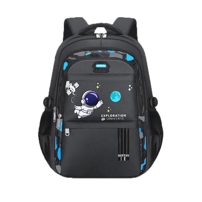 Kids Astronaut School Backpack Waterproof Boys Book Bag
