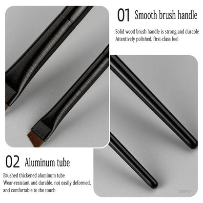 Makeup Brushes for Women Flat Fine Blade Eyebrow Contour Brush Eyeliner Brush Professional Liner Brow Cosmetic Beauty Tools