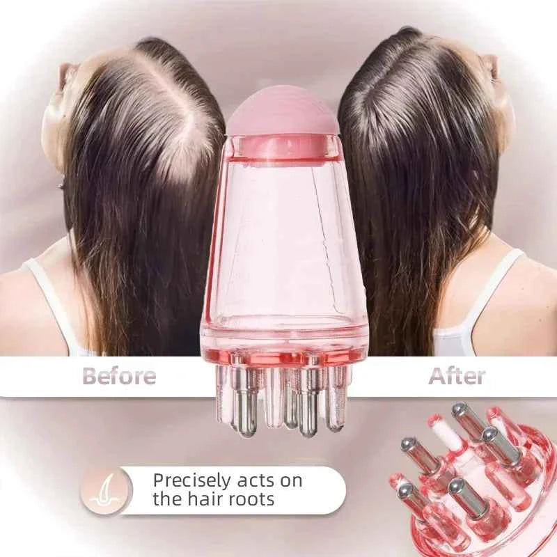 1/2pcs Hair Dye Tool Set Pink 6.09oz Hair Oil Applicator Bottle and1ml Dil Hair Growth Solid Hair Comb Salon Hairdressing Tools
