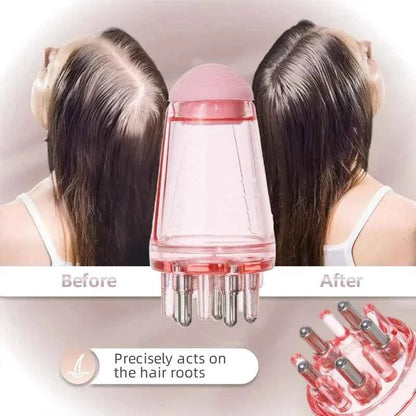 1/2pcs Hair Dye Tool Set Pink 6.09oz Hair Oil Applicator Bottle and1ml Dil Hair Growth Solid Hair Comb Salon Hairdressing Tools