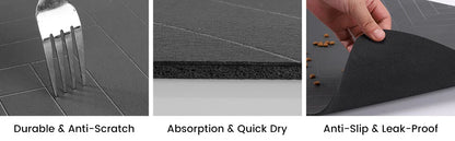 Pet Feeding Mat Waterproof Absorbent Non Slip Dog Cat