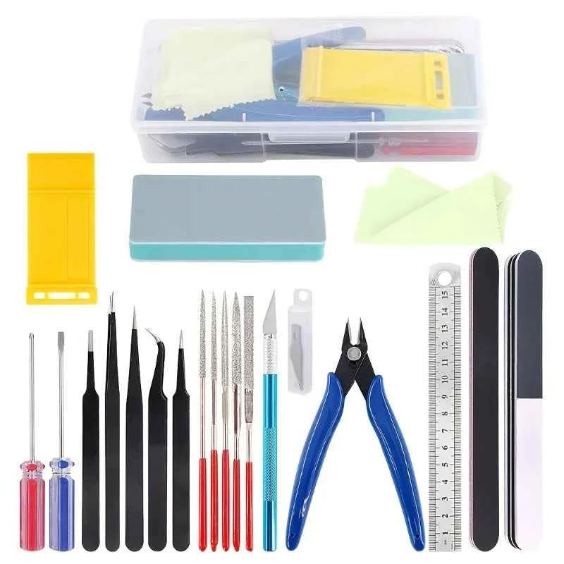 Model Basic Tools  Craft DIY Model Car Hobby Building Repairing Assembly Tool Beginner Handmade Scissors Tweezers
