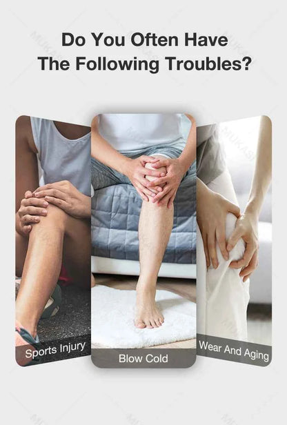 Heating Knee Massager Electric Shoulder Vibrating Massage Pad For Physiotherapy Leg Arthritis Elbow Joint Pain Relief Therapy
