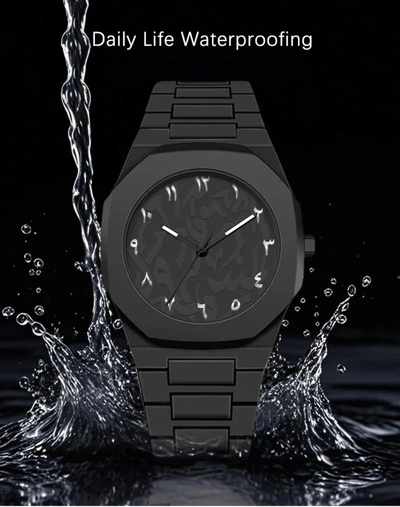 Fashion Quartz Wristwatch Unisex Silicone Strap Watch