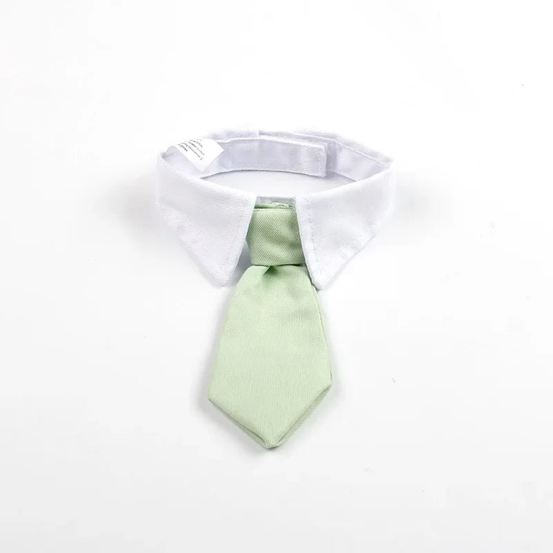 Dog Tuxedo Bow Tie Collar Formal Wedding Pet Accessory