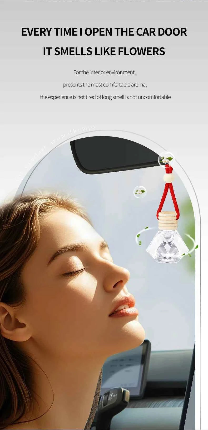 Perfume Car perfume, a car fragrance used for car interior accessories, a long-term car air freshener, keep charming and fresh