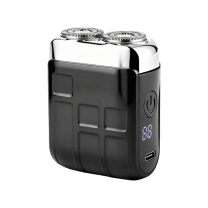 Mini Electric Smart Shaver Portable Cordless Rechargeable Double Cutter Men Shavers Digital Display Shaver Facial Beard Trimmer