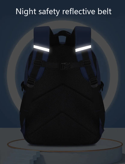 Kids Astronaut School Backpack Waterproof Boys Book Bag