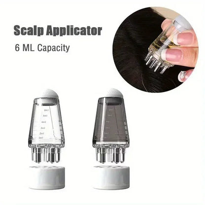 2-piece Hair Dye Tool Set 6.09oz Hair Oil Applicator Bottle and1ml Dil Hair Growth Solid Hair Comb Salon Hairdressing Tools
