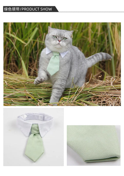 Dog Tuxedo Bow Tie Collar Formal Wedding Pet Accessory