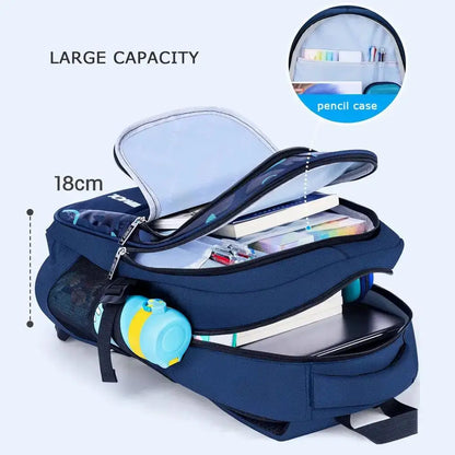Kids Waterproof School Backpack Boys Teen Book Bag Primary