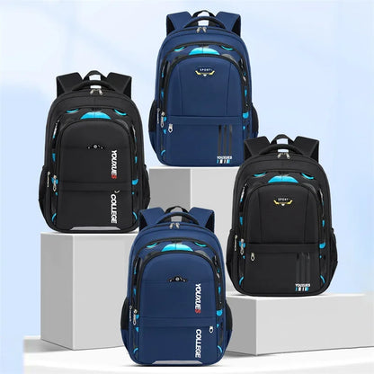 Kids Waterproof School Backpack Boys Teen Book Bag Primary