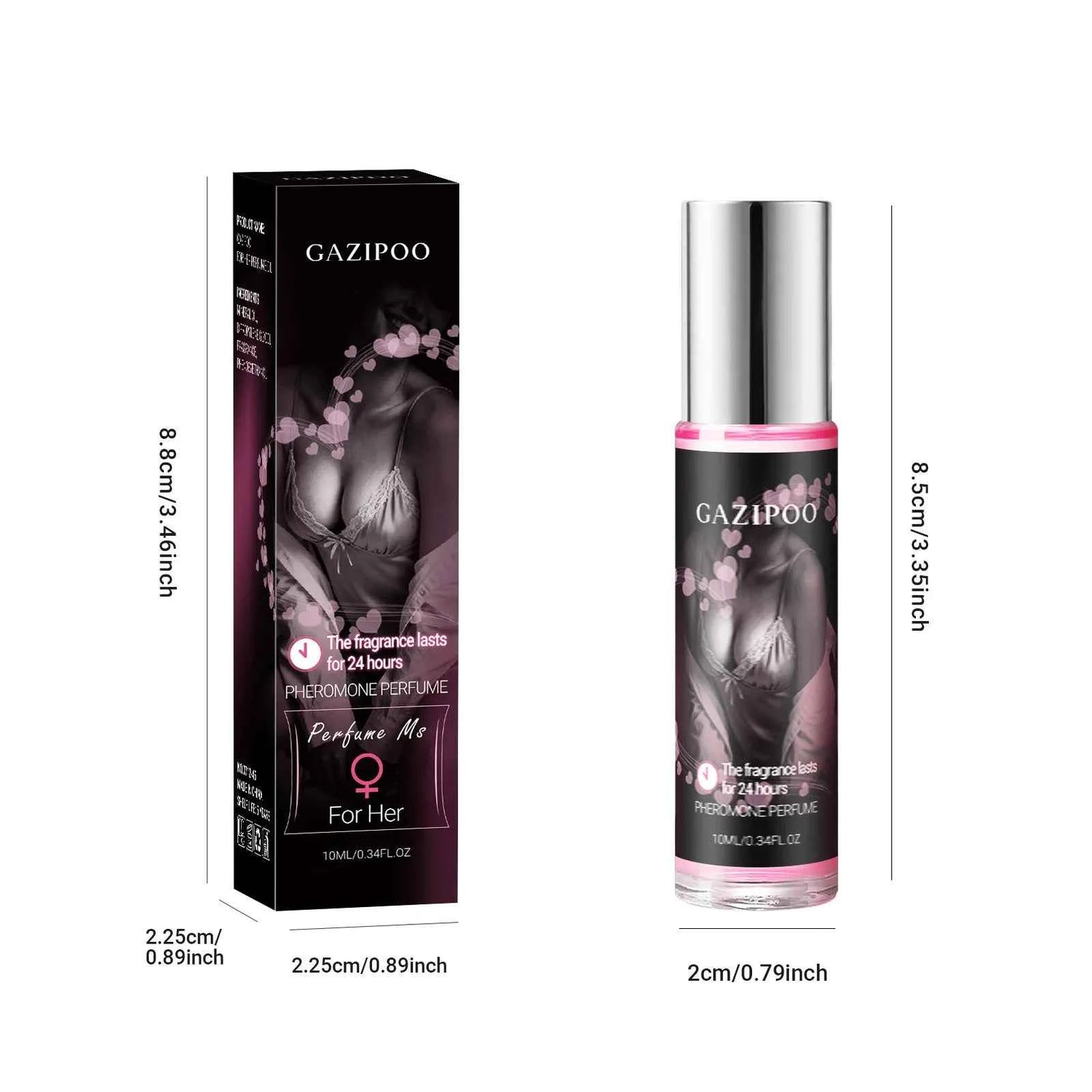 Pheromone Infused Perfume for Women, Natural Formula to Amplify Your Allure, Long Lasting Primal Attraction Scent for Dates