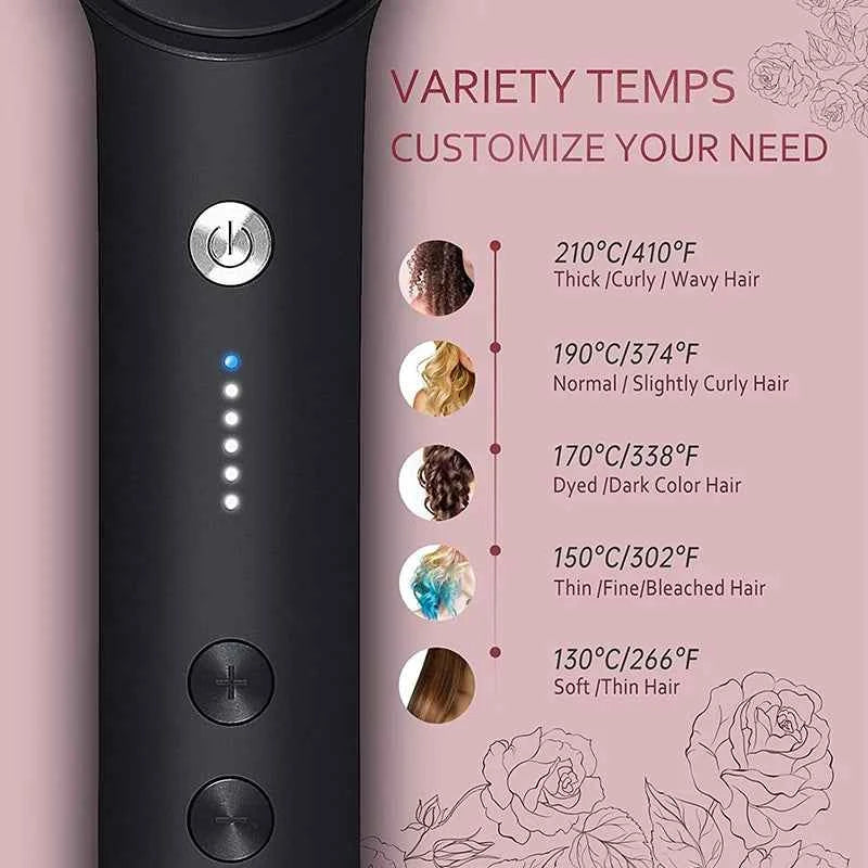 Hair Straightener Professional Ptc Quick Heated Electric Hot Comb Hair  Comb Personal Care Multifunctional Hairstyle Brush