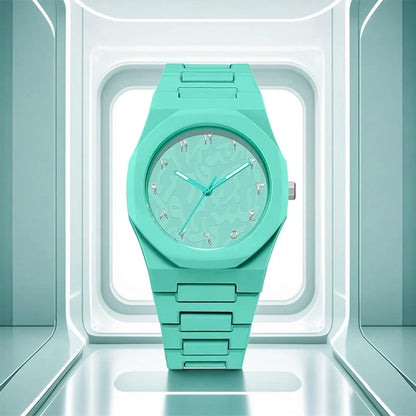 Fashion Quartz Wristwatch Unisex Silicone Strap Watch