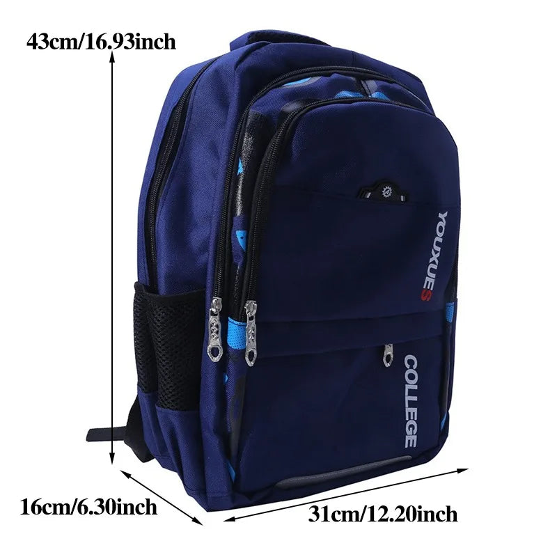 Kids Waterproof School Backpack Boys Teen Book Bag Primary