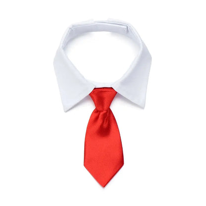 Pet Dog Tuxedo Bow Tie Collar Formal Wedding Accessory