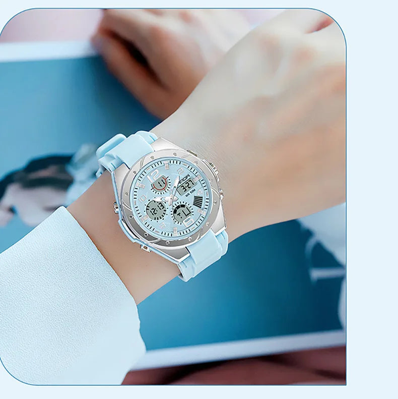 SANDA Waterproof Sports Watch Digital Couple Outdoor
