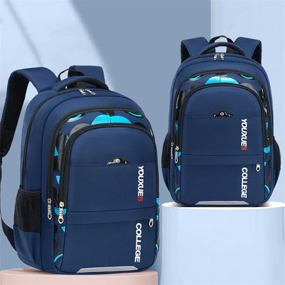 Kids Waterproof School Backpack Lightweight Boys Bag